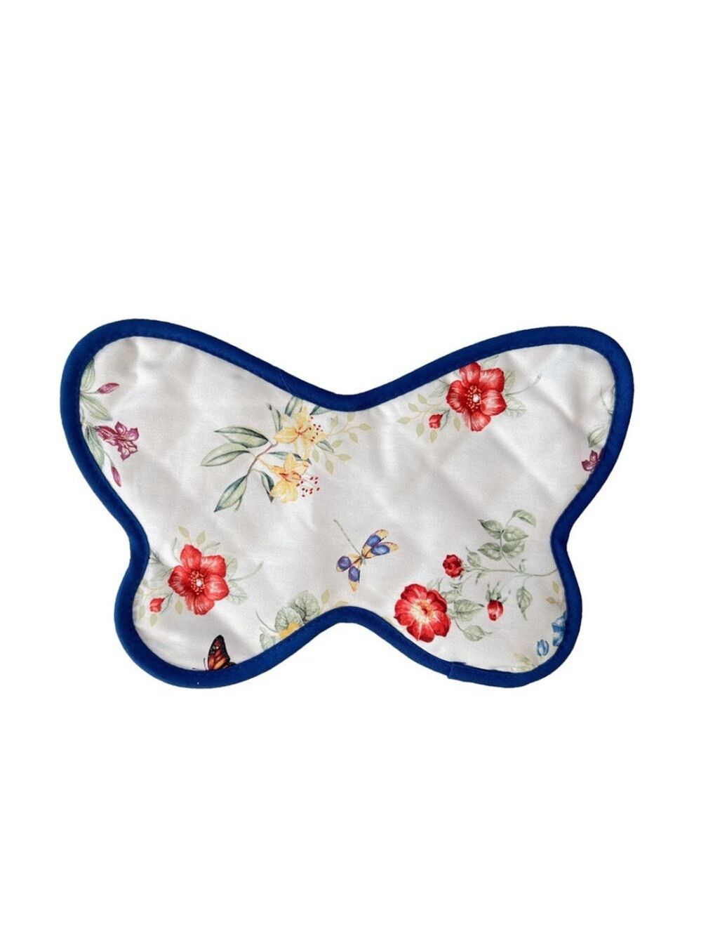 Butterfly Shape Lenox Potholder Mit New With Tags Floral Design